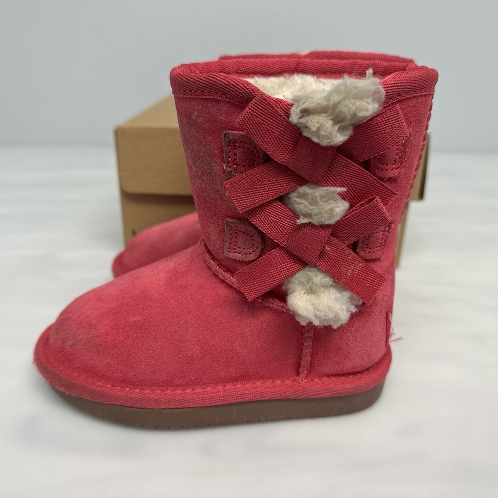 Koolaburra Kids T Victoria Short Boot - Pink - Picture 6 of 8